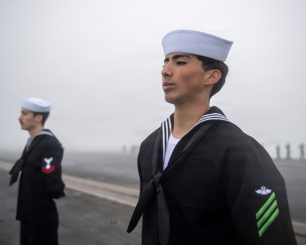 Nimitz Departs San Diego