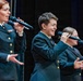 The US Navy Band Sea Chanters perform at Honesdale Highschool