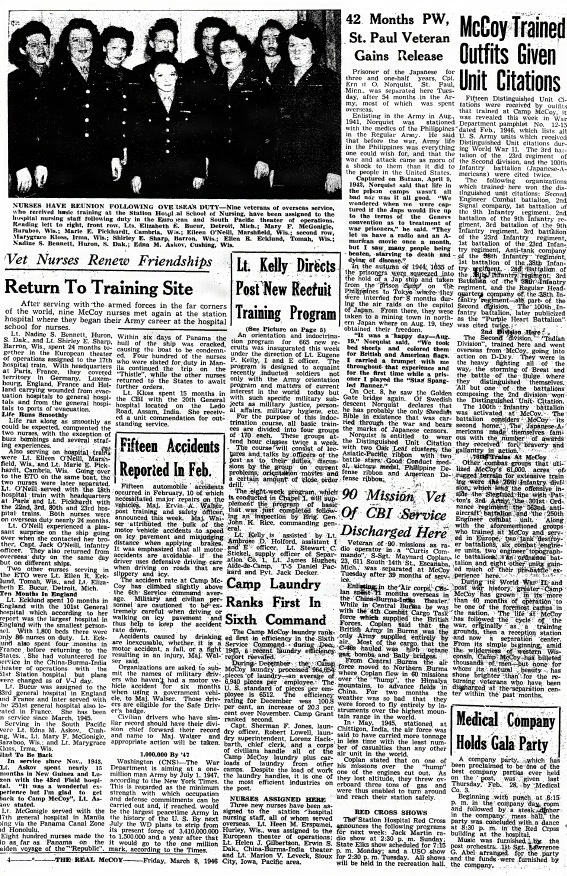 This Month in Fort McCoy History  — March