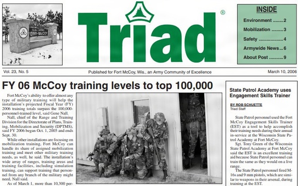 This Month in Fort McCoy History  — March