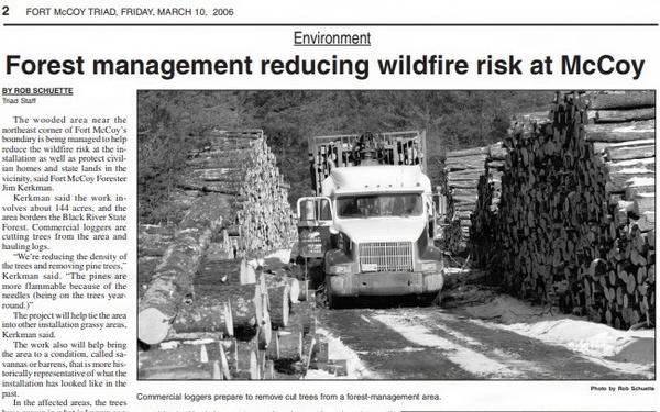 This Month in Fort McCoy History  — March