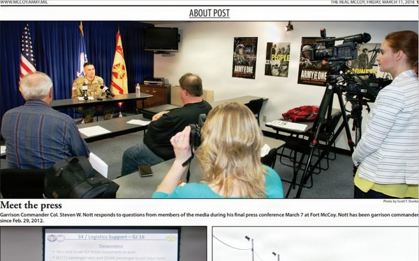 This Month in Fort McCoy History  — March