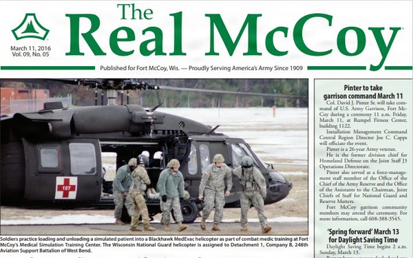 This Month in Fort McCoy History  — March