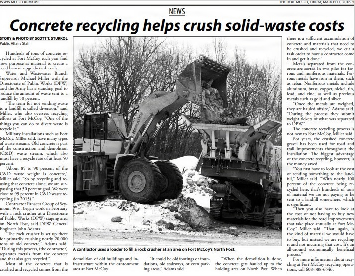 This Month in Fort McCoy History  — March