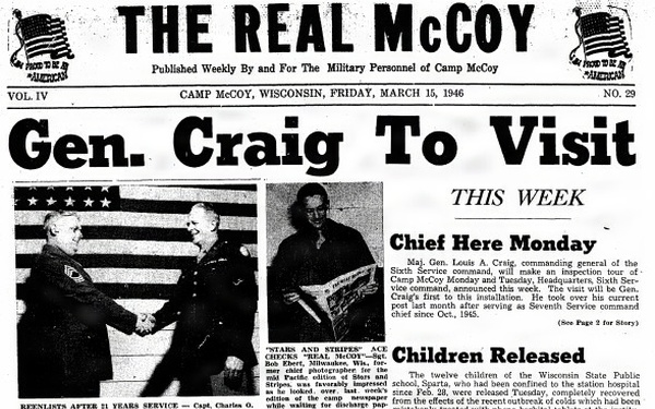 This Month in Fort McCoy History  — March