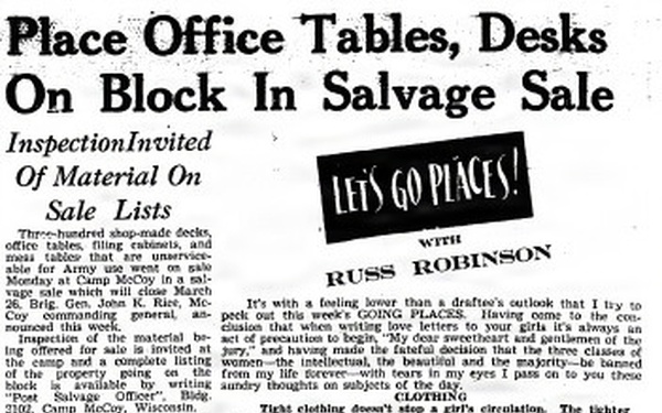 This Month in Fort McCoy History  — March