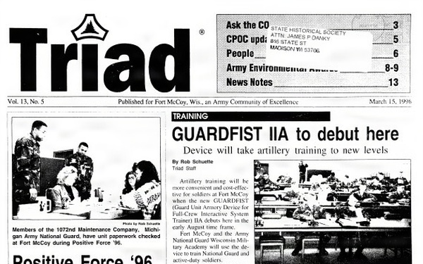 This Month in Fort McCoy History  — March