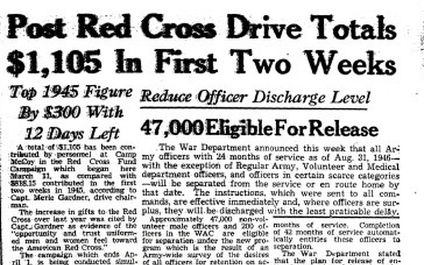 This Month in Fort McCoy History  — March