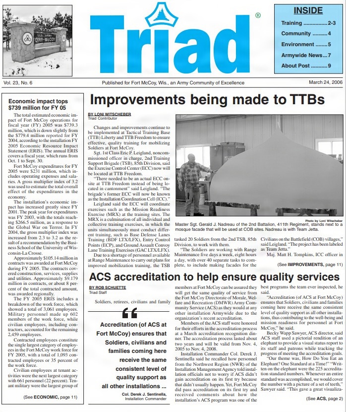 This Month in Fort McCoy History  — March