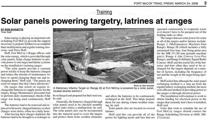 This Month in Fort McCoy History  — March