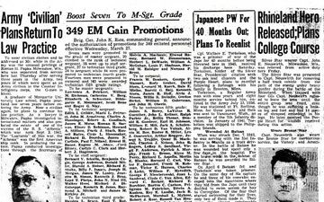 This Month in Fort McCoy History  — March