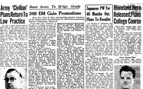 This Month in Fort McCoy History  — March
