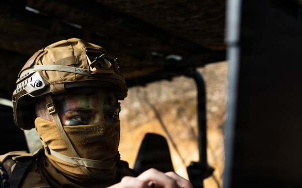 U.S. Marines with 12th LCT Operate a Stalker VXE30 Unmanned Aerial System