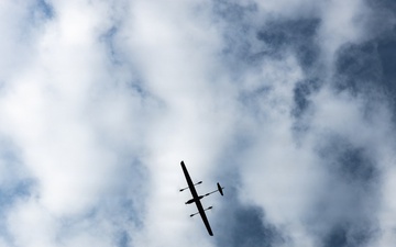 U.S. Marines with 12th LCT Operate a Stalker VXE30 Unmanned Aerial System
