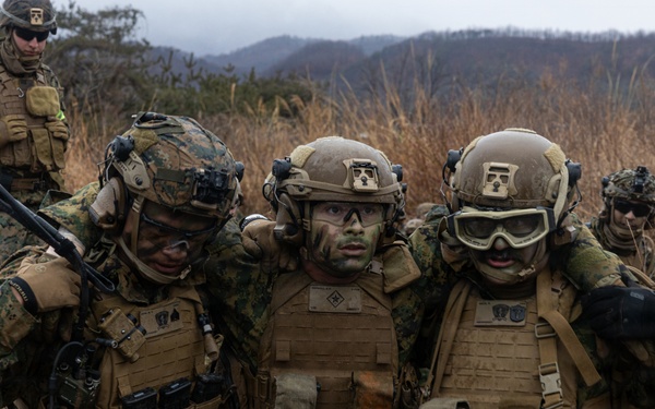 U.S. Marines with 12th LCT’s Bravo Company Execute a CALFEX