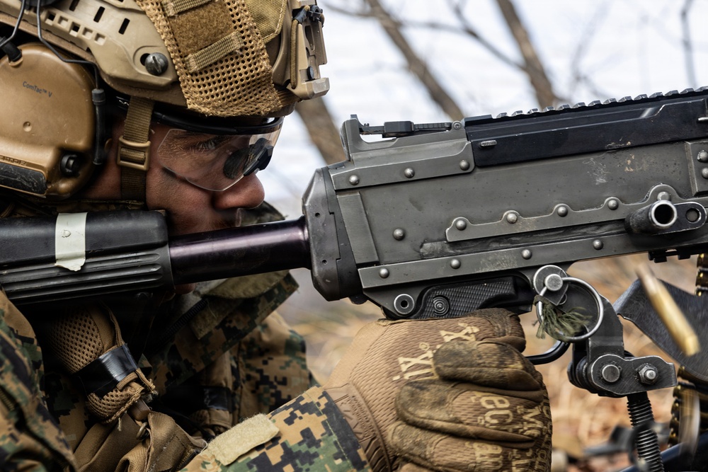 U.S. Marines with 12th LCT’s Bravo Company Execute a CALFEX