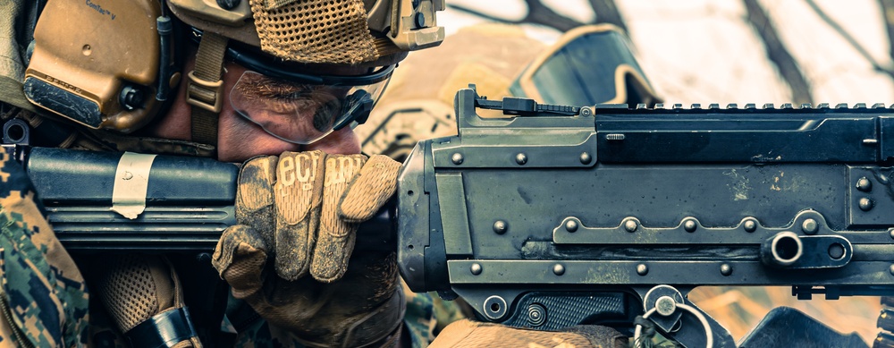 U.S. Marines with 12th LCT’s Bravo Company Execute a CALFEX