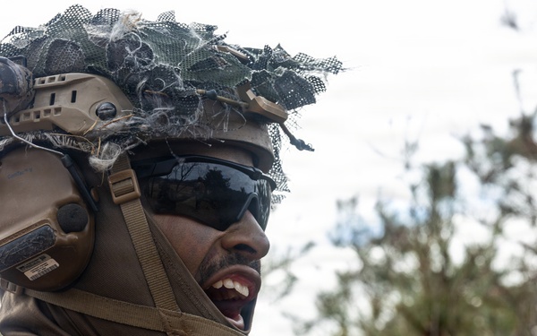 U.S. Marines with 12th LCT’s Bravo Company Execute a CALFEX