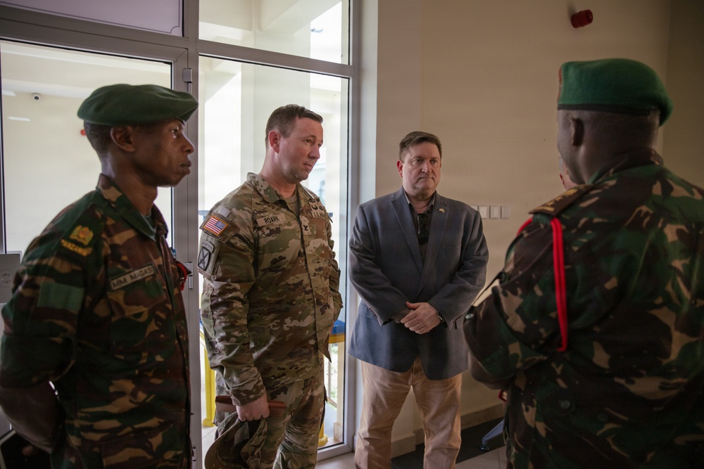 US, Tanzania conduct a key leader engagement at Lugalo Military Hospital during JA26