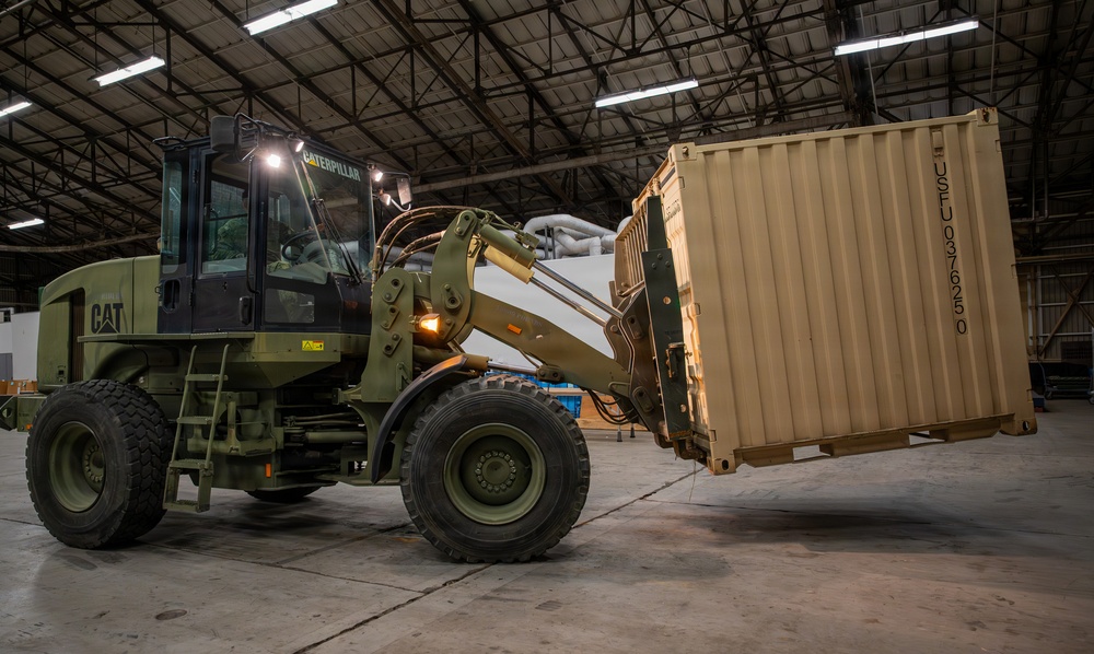 374 LRS inspects, moves cargo during BM26