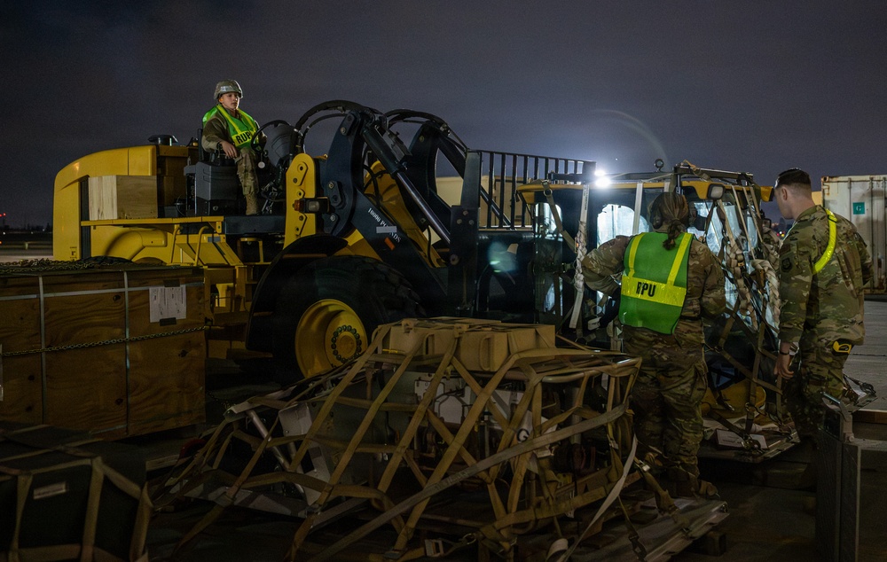 374 LRS inspects, moves cargo during BM26