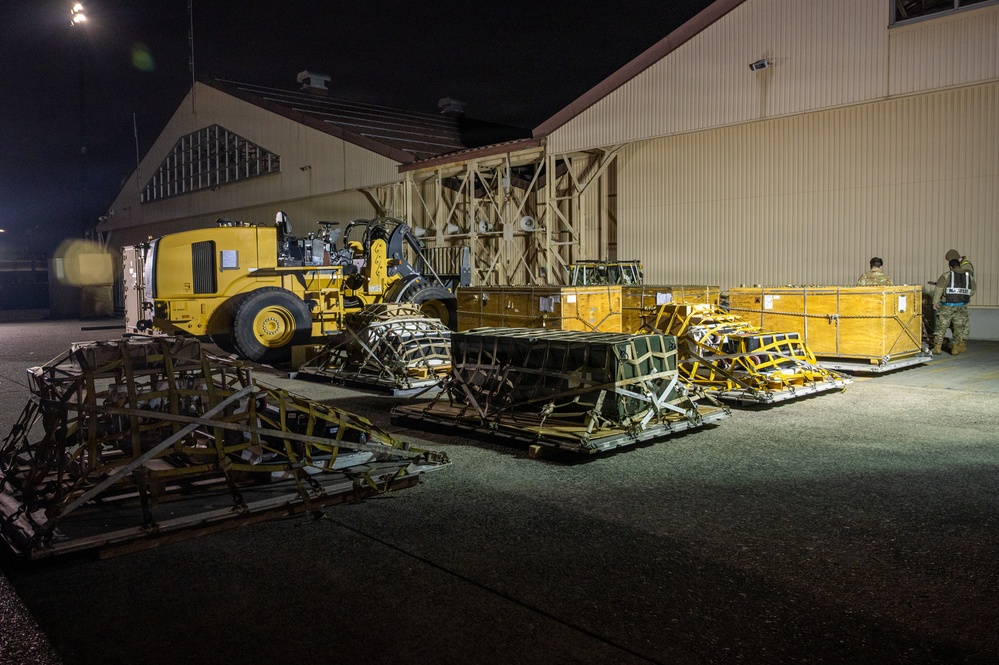 374 LRS inspects, moves cargo during BM26