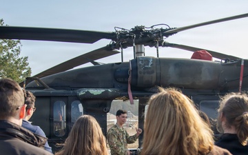 Notre Dame O'Brien International Security Center students tour USAG Poland's FOS Powidz