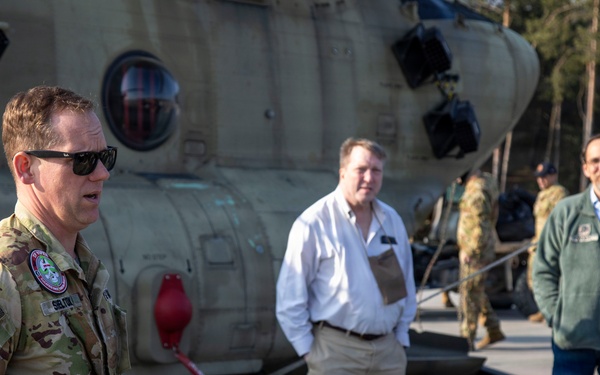 Notre Dame O'Brien International Security Center students tour USAG Poland's FOS Powidz