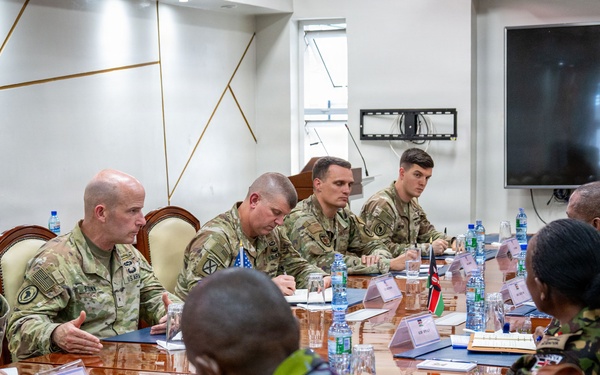 CJTF-HOA discusses shared priorities with Kenya Defense Force leadership
