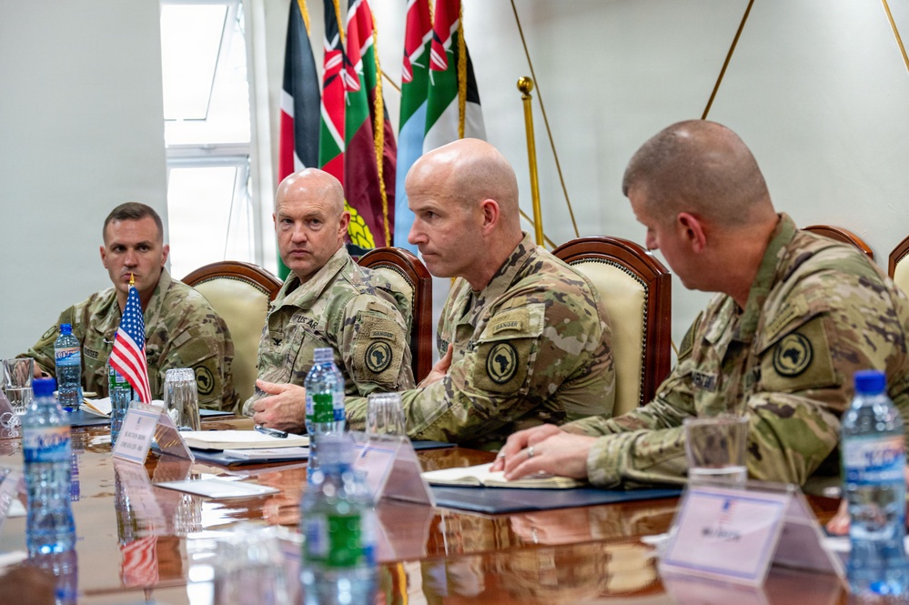CJTF-HOA discusses shared priorities with Kenya Defense Force leadership
