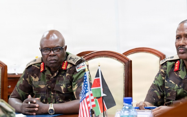 CJTF-HOA discusses shared priorities with Kenya Defense Force leadership