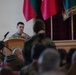 U.S. Civil Affairs subject matter expert speaks on information operations at Lithuanian Military Academy