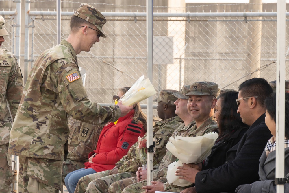 Delta Battery, 6th Battalion, 52nd Air Defense Artillery Regiment, Holds Change of Command Ceremony at Osan Air Base