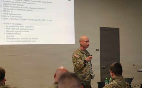 Indiana National Guard soldiers compete in the 2026 Best Warrior Competition