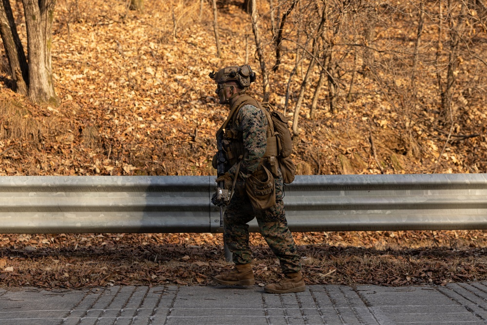 U.S. Marines and Sailors with 12th LCT Rehearse a Company-Sized Attack