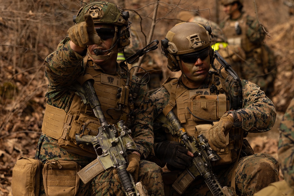 U.S. Marines and Sailors with 12th LCT Rehearse a Company-Sized Attack