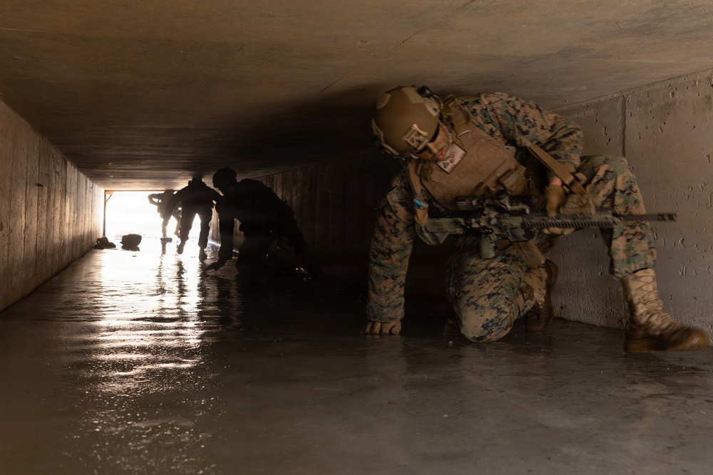 U.S. Marines with 12th LCT’S Alpha Company Execute a CALFEX