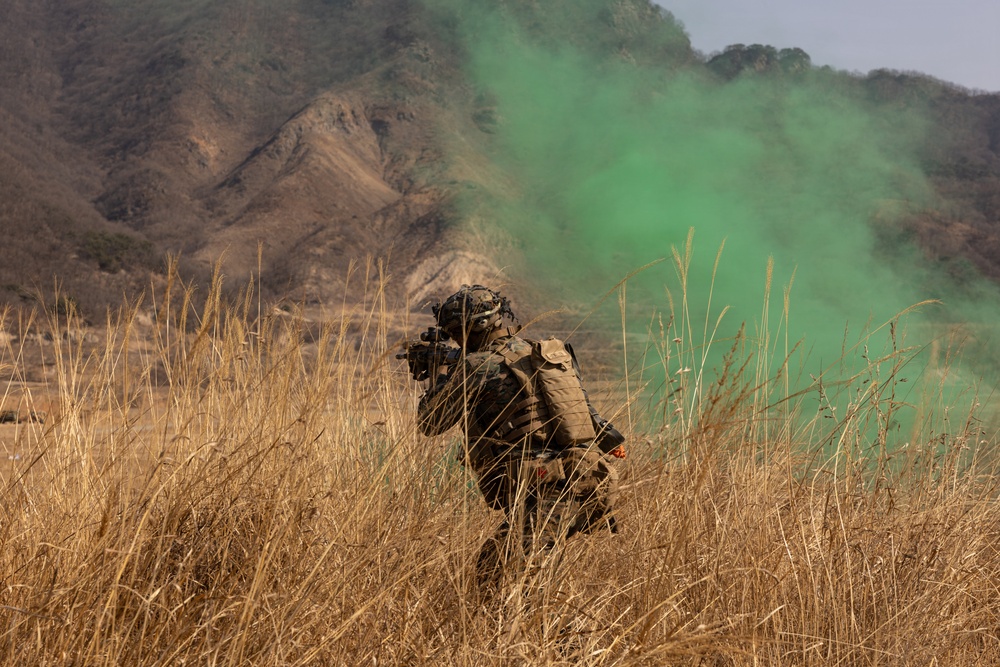 U.S. Marines with 12th LCT’S Alpha Company Execute a CALFEX