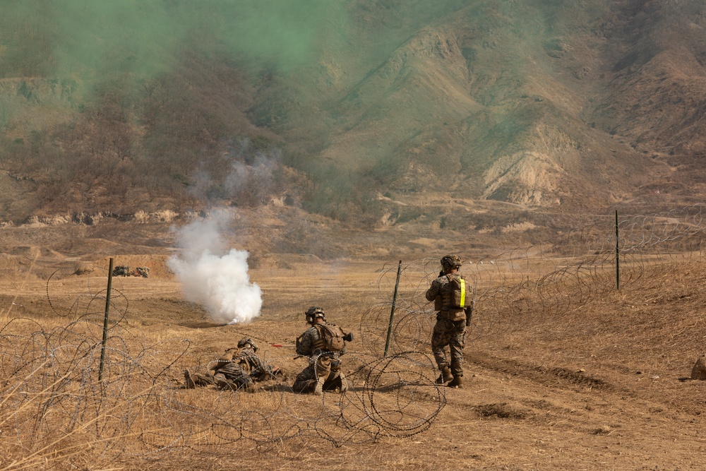 U.S. Marines with 12th LCT’S Alpha Company Execute a CALFEX