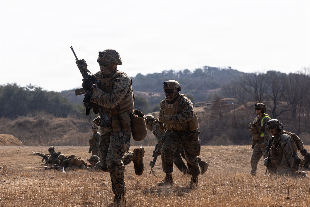 U.S. Marines with 12th LCT’S Alpha Company Execute a CALFEX