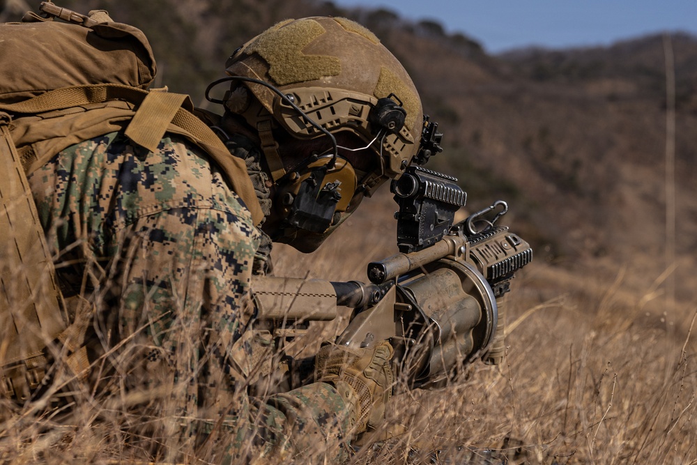 U.S. Marines with 12th LCT’S Alpha Company Execute a CALFEX