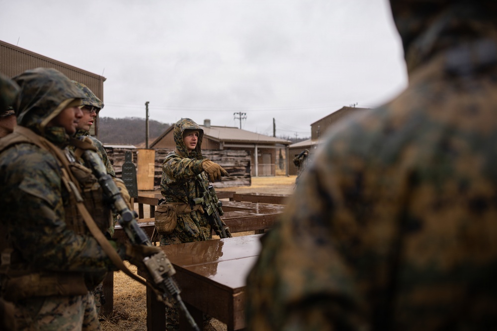U.S. Marines with 12th LCT Execute Close Quarters Battle Drills