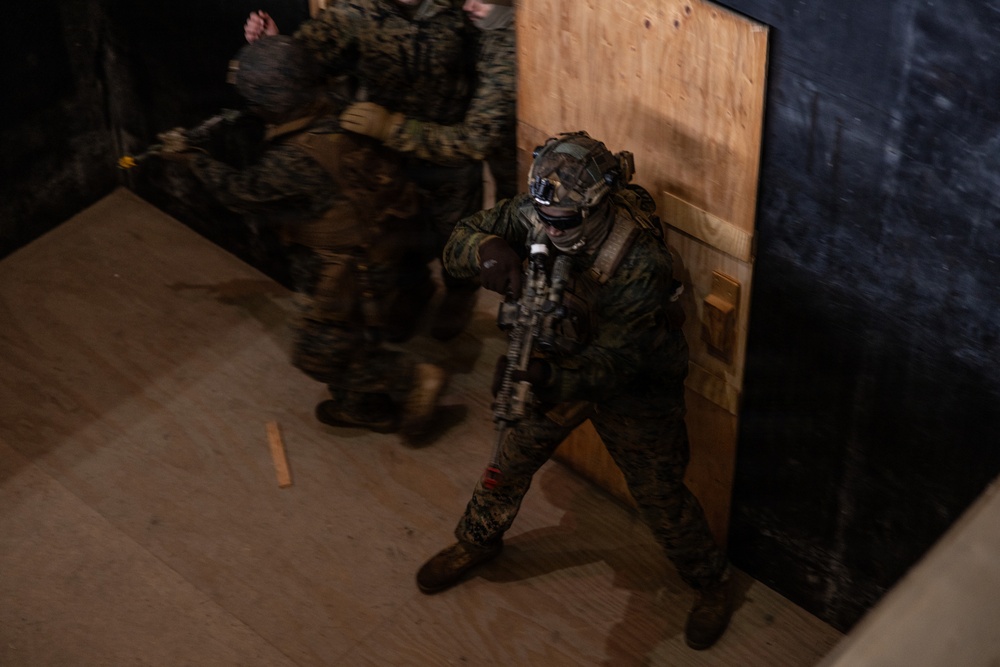 U.S. Marines with 12th LCT Execute Close Quarters Battle Drills