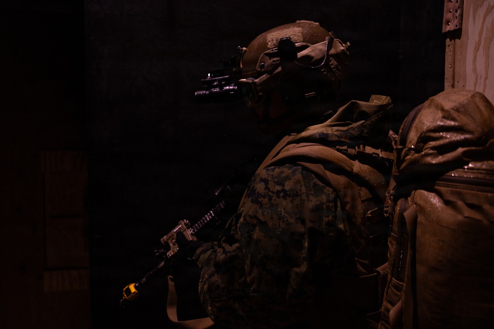 U.S. Marines with 12th LCT Execute Close Quarters Battle Drills