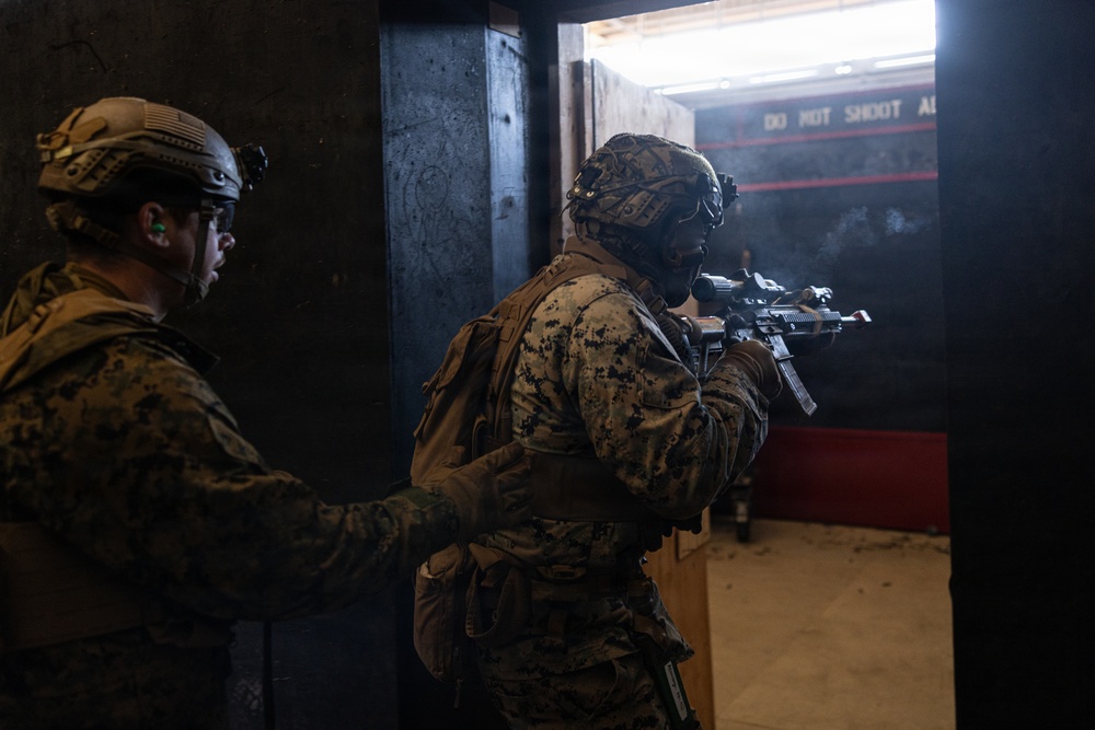 U.S. Marines with 12th LCT Execute Close Quarters Battle Drills