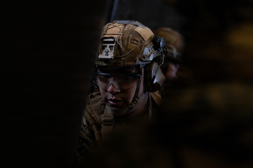 U.S. Marines with 12th LCT Execute Close Quarters Battle Drills