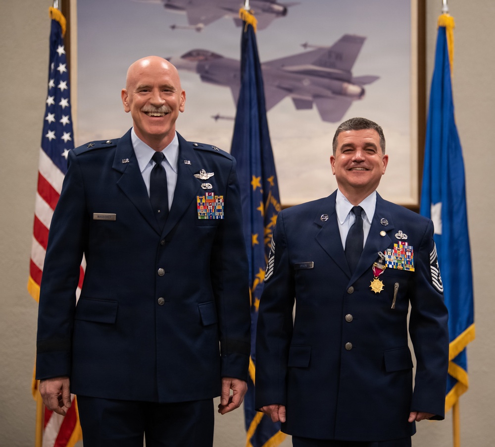 Indiana Air National Guard state command chief retires