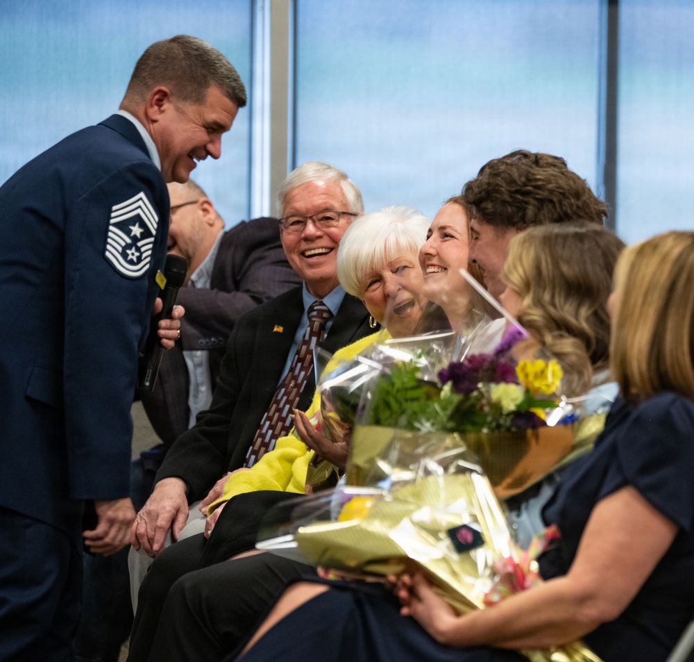 Indiana Air National Guard state command chief retires