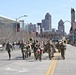 The 1st Infantry Division Band performs at the St. Patrick's Day Parade