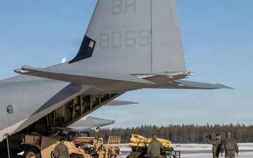 CORE26 | U.S. Marines Establish a Forward Arming and Refueling Point in Sweden for Arctic Exercise
